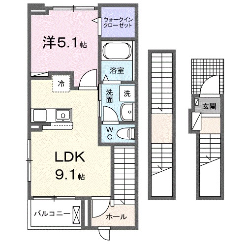 オネスティ 間取り図