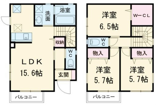 ソレイユ・K Ⅱ 間取り