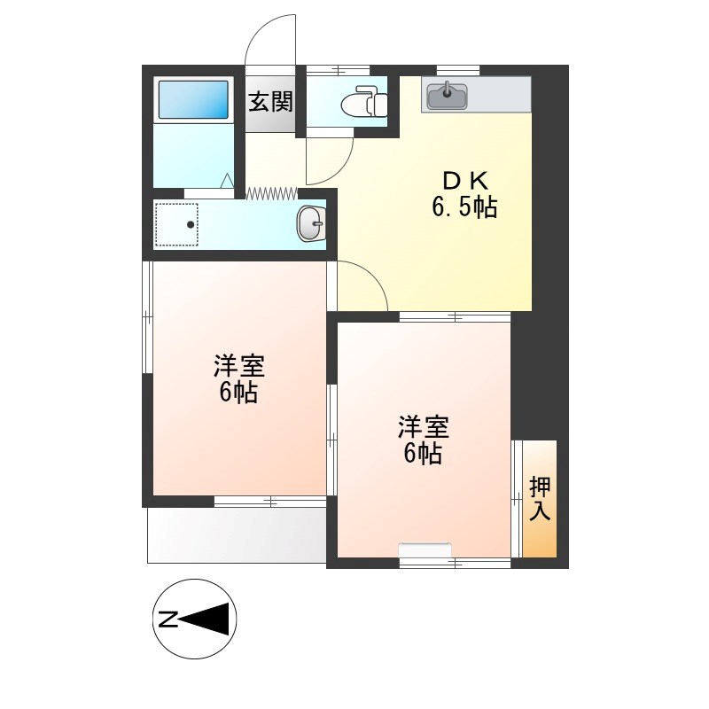 ルナコートⅡ 間取り図