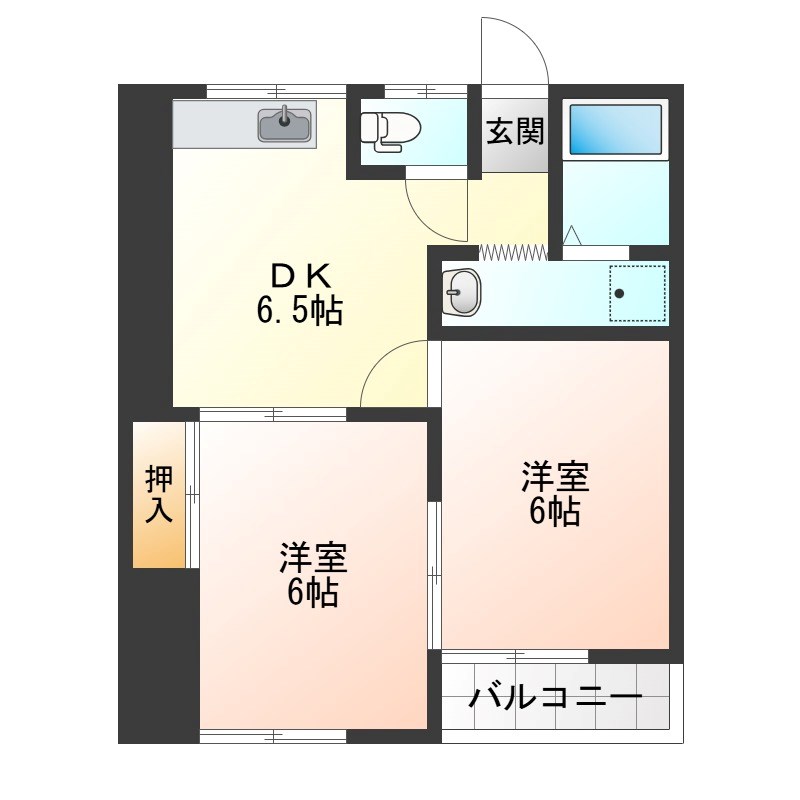 ルナコートⅡ 間取り図