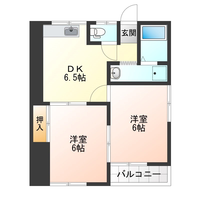 ルナコートⅡ 間取り図