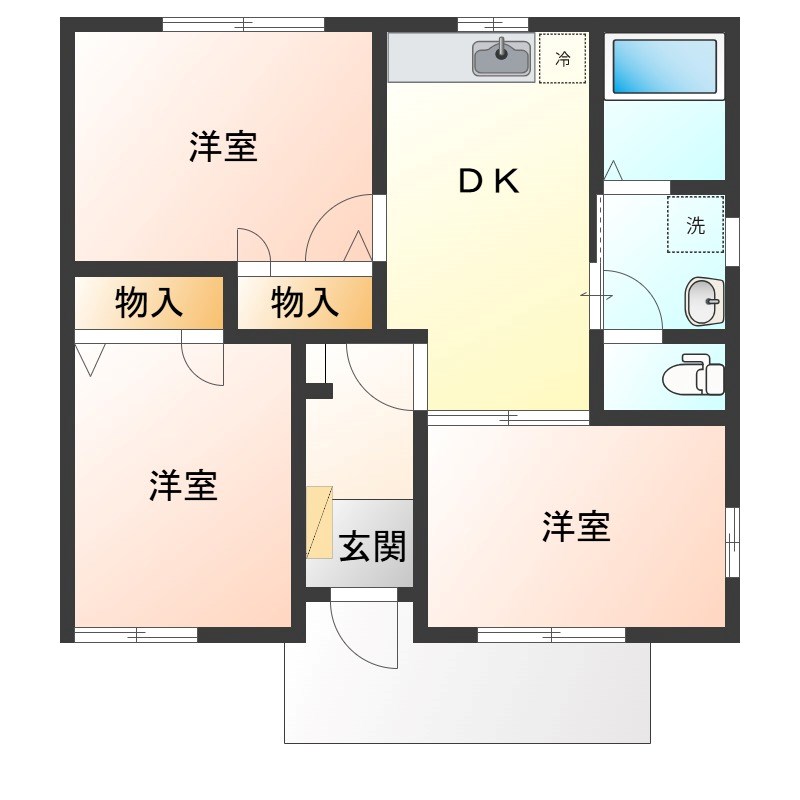 サニーハウス 間取り図