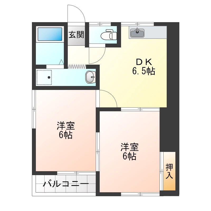 ルナコートⅡ 間取り図