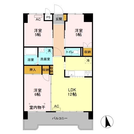 プレジデントマンション 間取り図