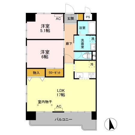 プレジデントマンション 間取り図