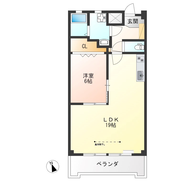 メゾン千秀 802号室 間取り