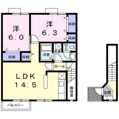 ファースト・ブリッサ 間取り図