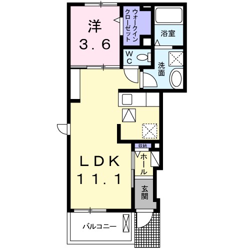 ビオーラ喜沢Ⅱ 間取り図