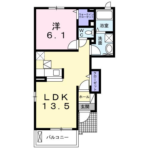 エスペランサ　Ｂ 間取り図