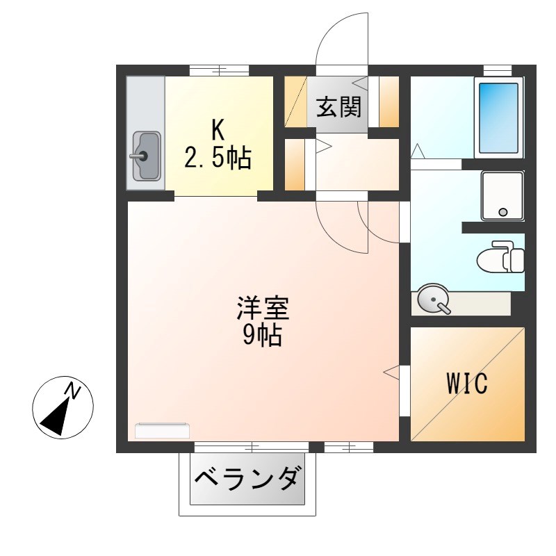 モナリエODA 間取り図