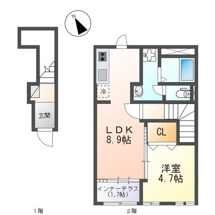 デュランダル.West 間取り図