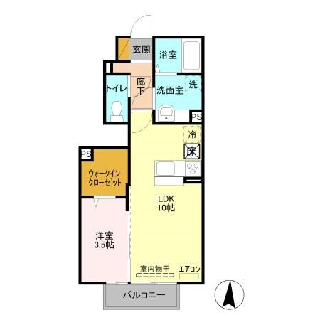 セジュール・オリヴィエ　Ｂ 間取り図