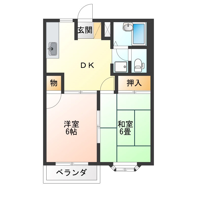 ロイヤルハイツ 間取り図