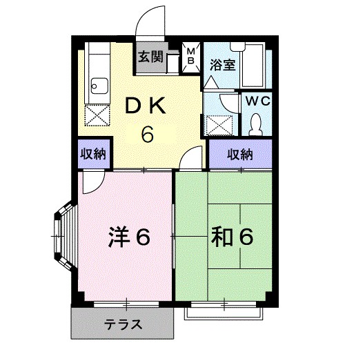 フランボワーズＧ 間取り図