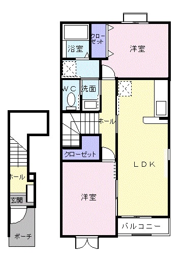 マリヨ　カーサＢ 間取り図