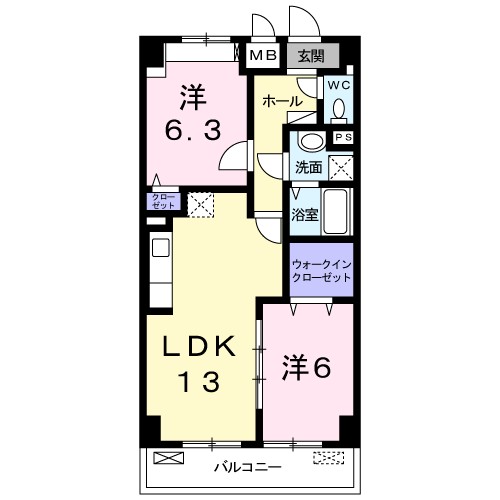 あかやま参番館 間取り図