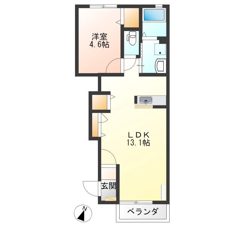 アドラブール 間取り図