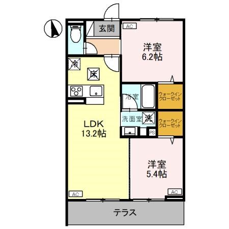 CLASSEUM元今泉 間取り図