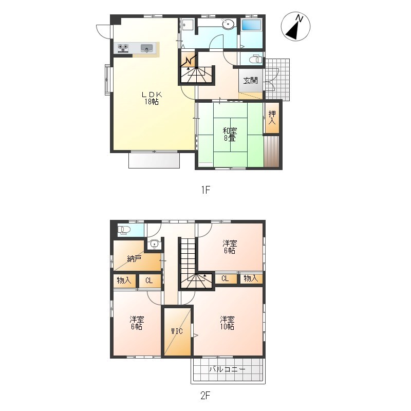 豊郷台2丁目戸建 間取り