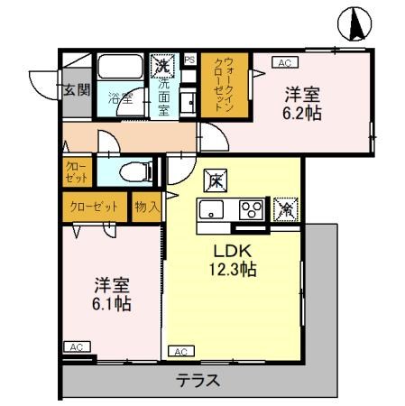 CLASSEUM元今泉 間取り図