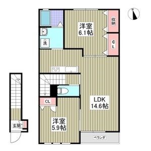 サンモリッツ・ワン 間取り図