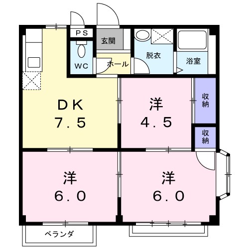 リビエル悠々 間取り図