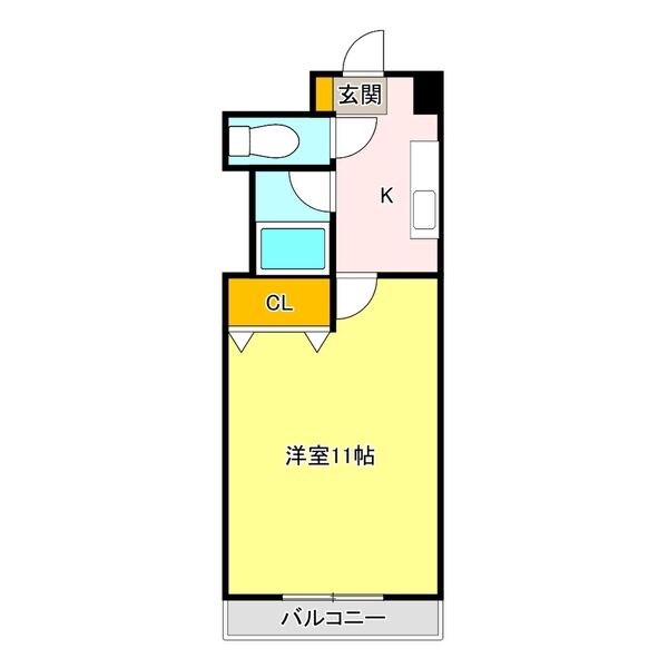 NARABU五番館 208号室 間取り