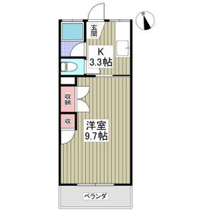 ニュー双葉マンション2号棟 間取り図