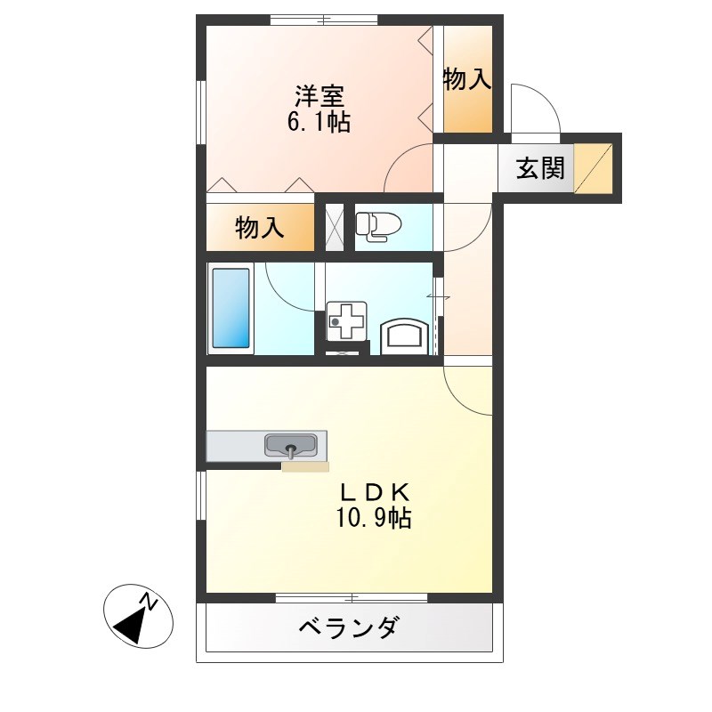 フォーリア 間取り図