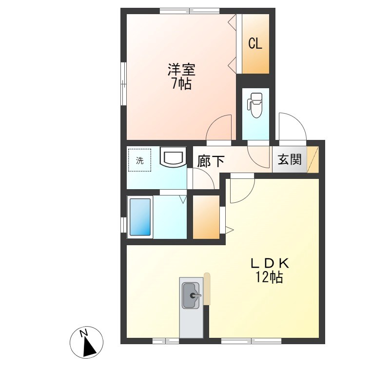 シヅグランツＡ 間取り図