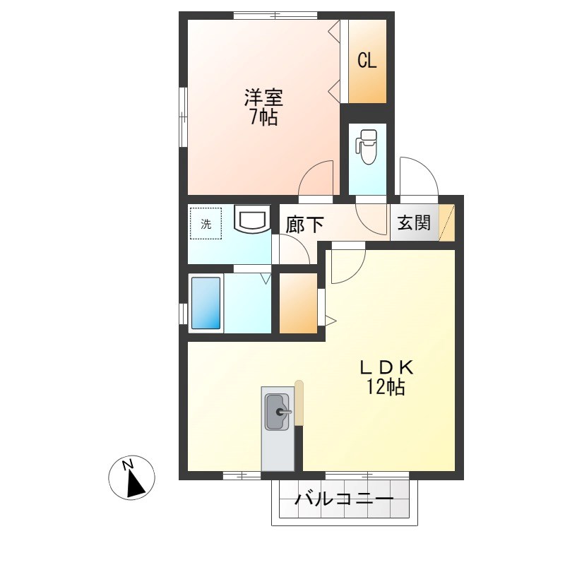 シヅグランツＡ 間取り図