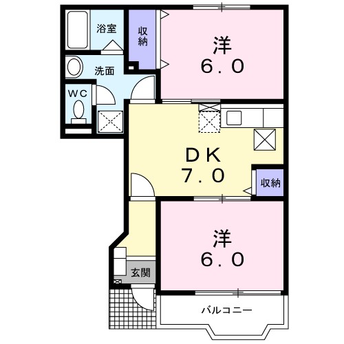 リヴァービサイド 間取り図