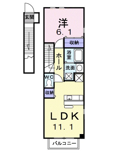 Ｓハウス 間取り図