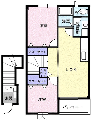 アルトポンテ 203号室 間取り