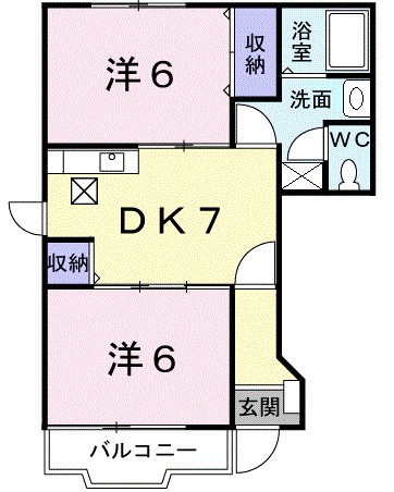 サンライトヒルズＢ 間取り図