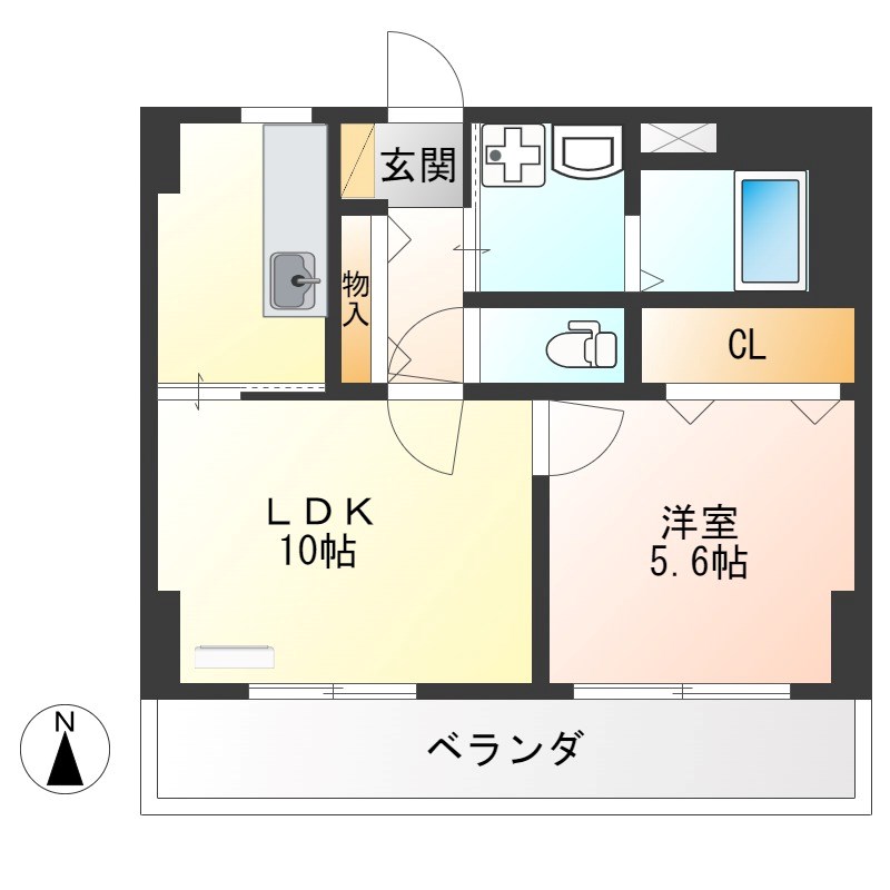 コンフォート・アーバン 間取り図