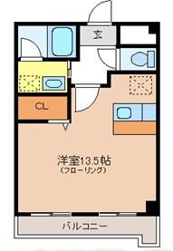 ファイブシティ 703号室 間取り