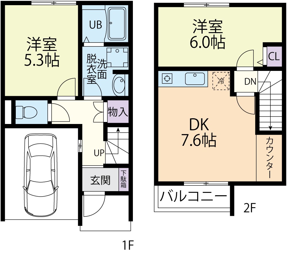 Ｇｅｎｔｒｙ　Ⅲ番館 106号室 間取り