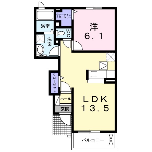 イストワール　Ⅲ 間取り図