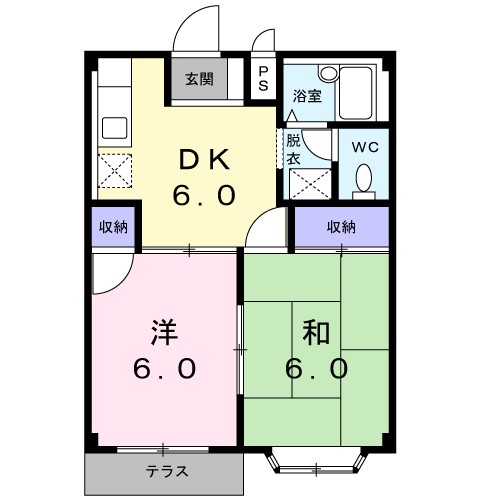 メゾンクレール 間取り図