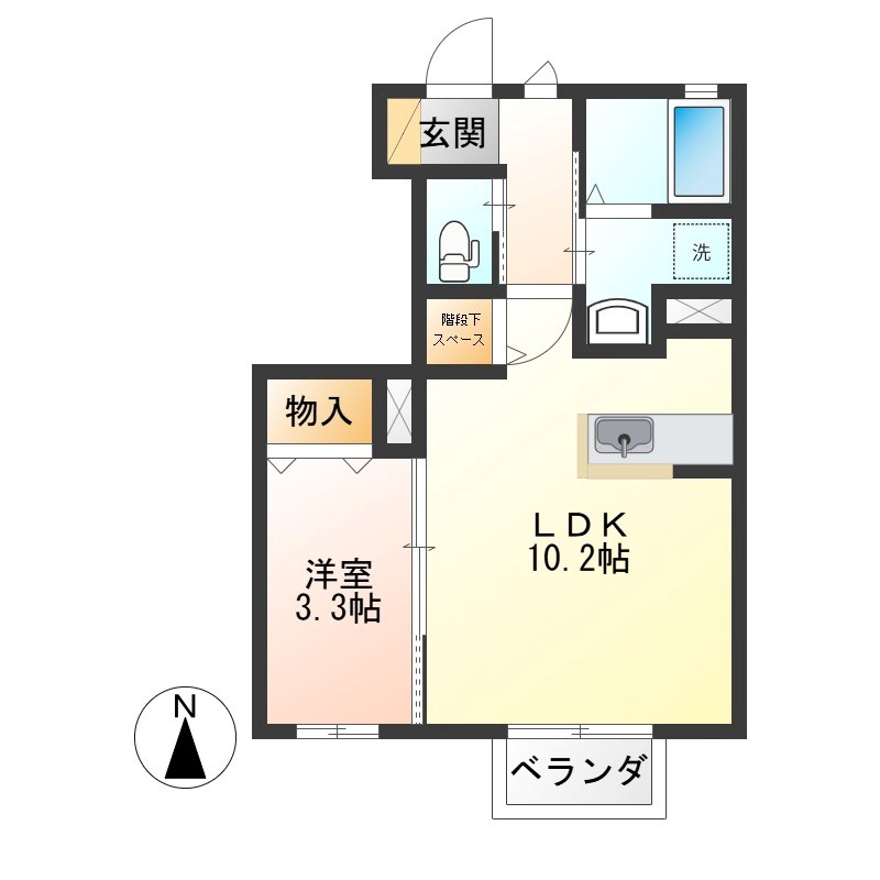 ユアメゾン小山I 101号室 間取り