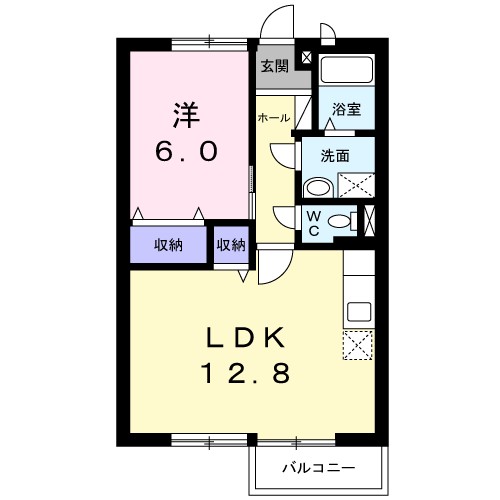 ターニングビレッジＥ 205号室 間取り