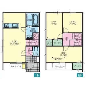 プルミエール　B 101号室 間取り