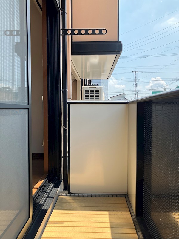 グリムハウスB棟 ベランダ