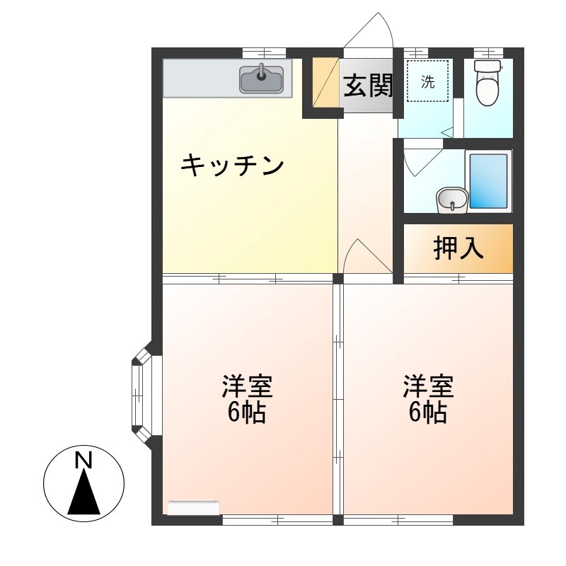 メゾンド泉 101号室 間取り