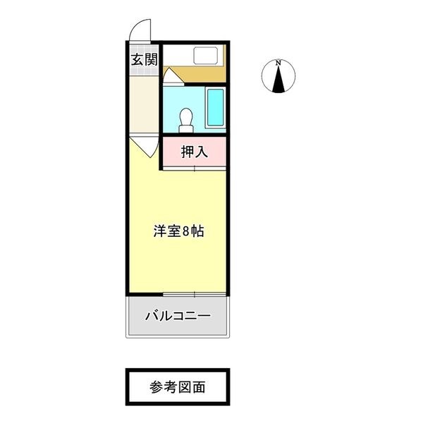 メゾンド泉 202号室 間取り