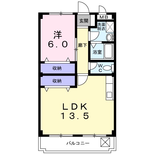 マリッチＹＳ　Ａ 302号室 間取り