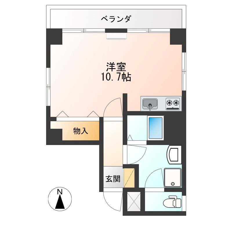 IRビル泉町 間取り図