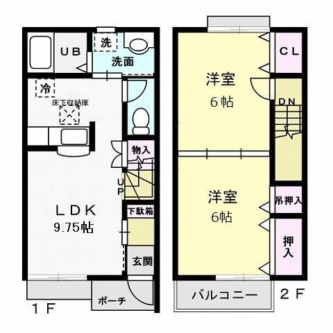 トリアノン 103号室 間取り