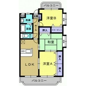 グリーンヒルズ 間取り図